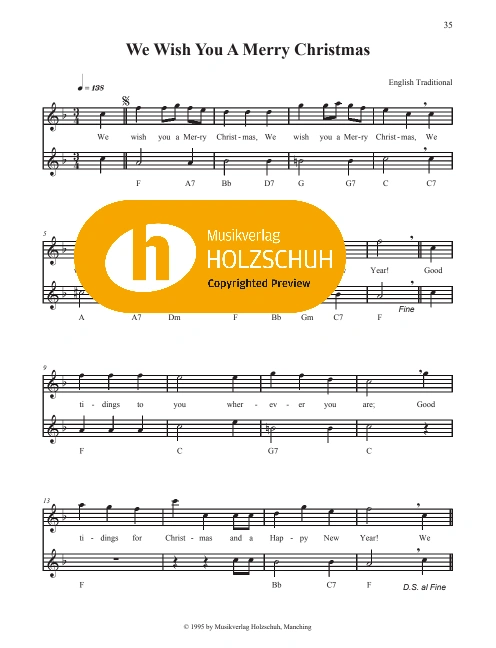 We Wish You A Merry Christmas